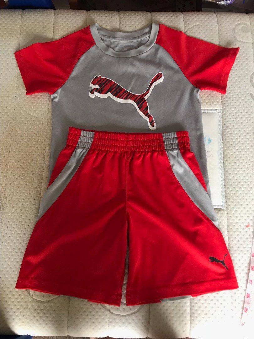 Puma soccer jersey set original, Babies & Kids, Babies & Kids Fashion