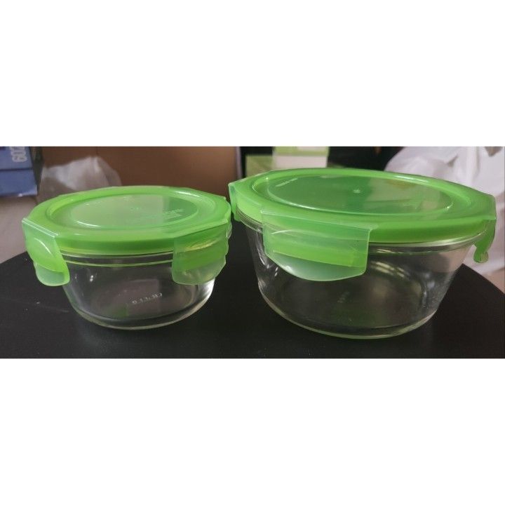 PYREX 4 Glass bowls with 4 lids, Furniture & Home Living, Kitchenware &  Tableware, Food Organisation & Storage on Carousell