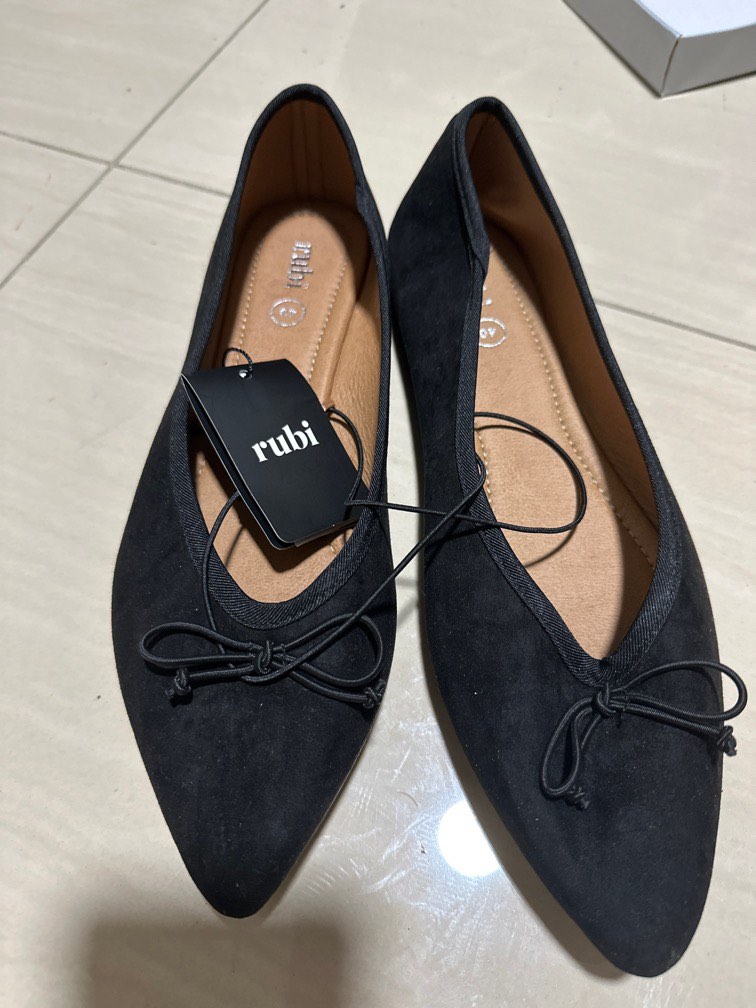 Rubi Black Flats Women s Fashion Footwear Flats on Carousell
