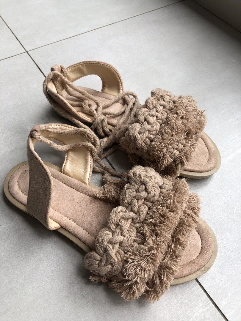 Topshop rope online sandals