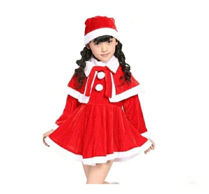 Girls santa outfit cheap