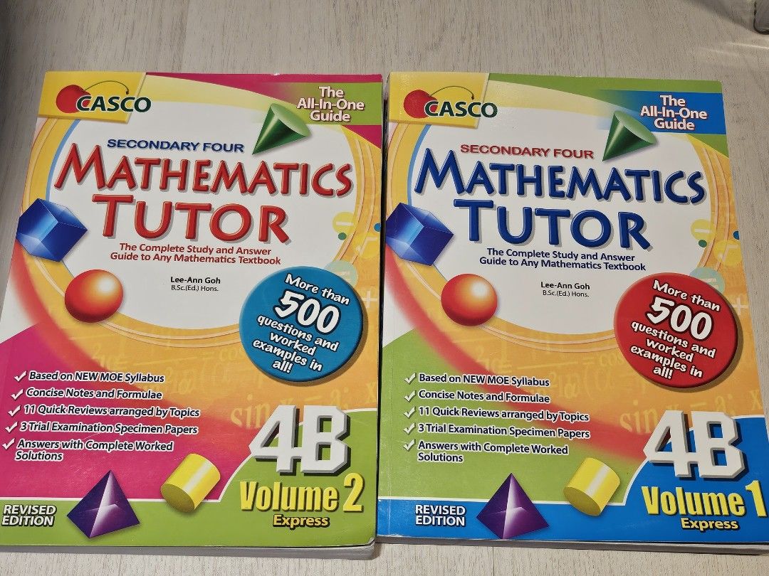 Sec4 Math Topics Sec 4B Express Math Assessment Bk, Hobbies & Toys, Books & Magazines ...