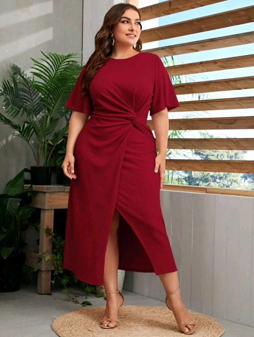 Red dress outlet plus size