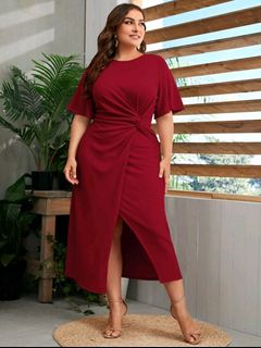 Cheap red dresses new arrivals plus size