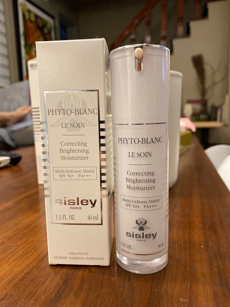 Sisley Phyto blanc correcting brightening moisturizer (Category: Face Care) located in Quezon City. Submitted by thelushclosetph (Listing ID 1273484076, Image 1). Description: Got this for 18,000 php at rustan’s 😭😭 a brightening vitamin C , resorcinol and niacinamide day cream with mineral spf 50 and primer properties. Great all in one blurring finish. So expensive but willing to negotiate the price slightly. I’m just back to using obagi right 