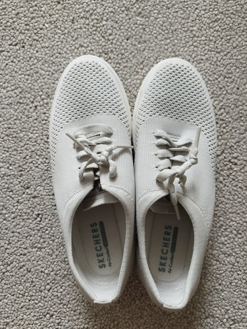 Skechers air cooled memory foam sneakers Women s Fashion