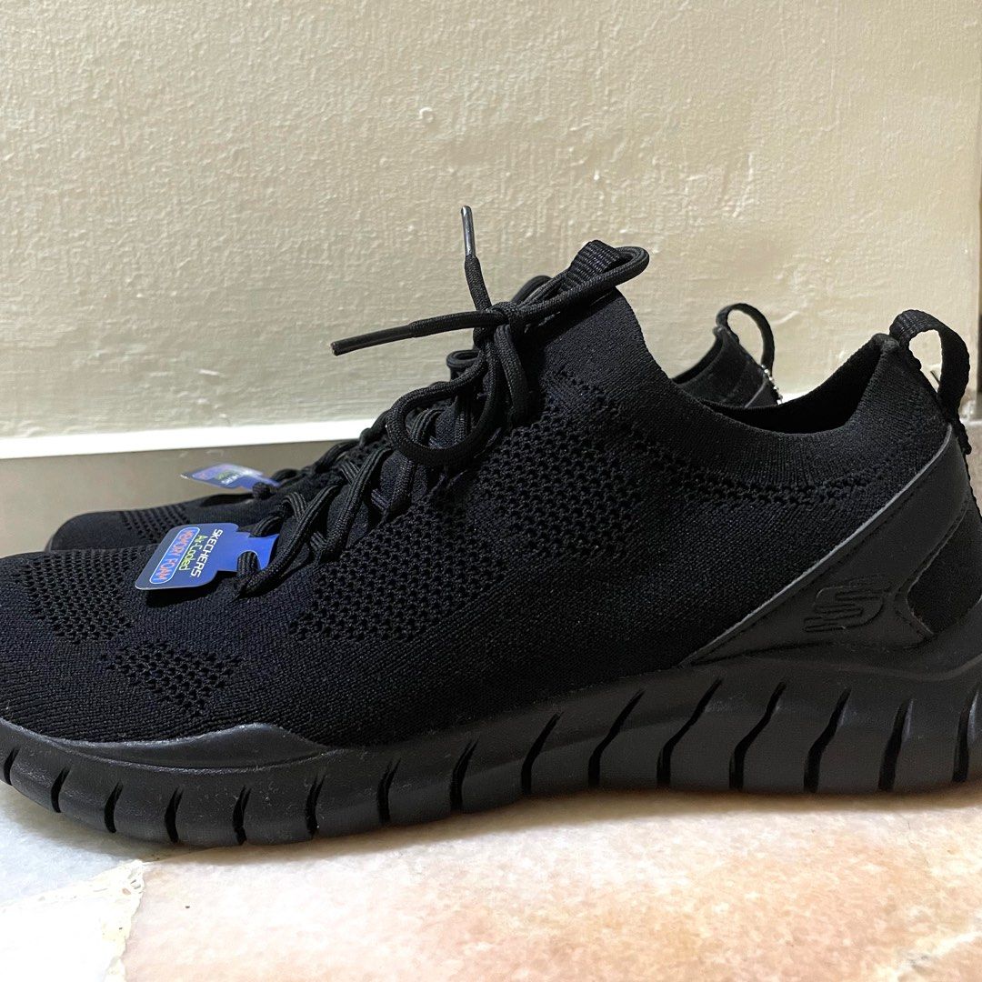 SKECHERS Memory Foam Series Men Black Shoes Men s Fashion