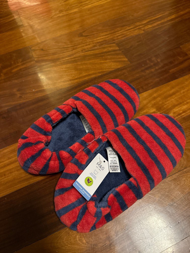 M&s mens washable on sale slippers