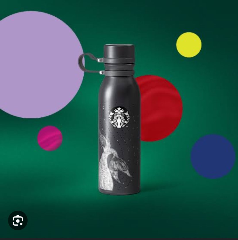 Starbucks 2024 ebony stainless steel tumbler, Furniture & Home Living