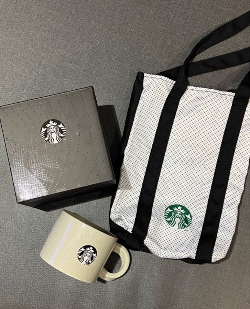 Starbucks Tradition 2024 Mug with tote bag, Furniture & Home Living