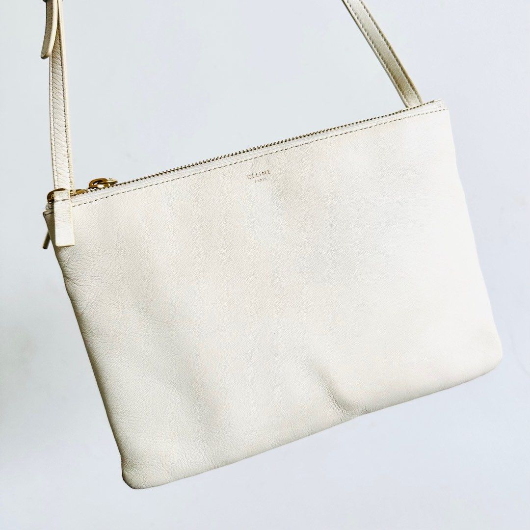 Celine white clutch outlet