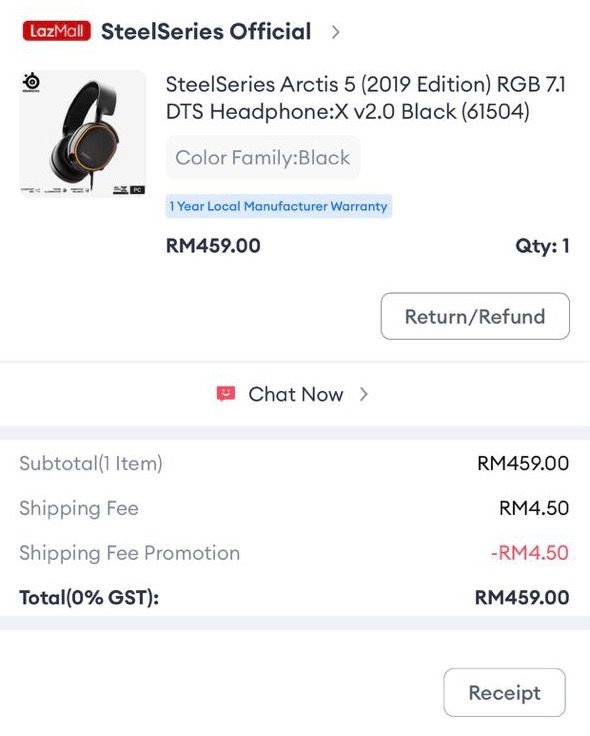 Steel Series Arctis 5 Audio Headphones Headsets on Carousell