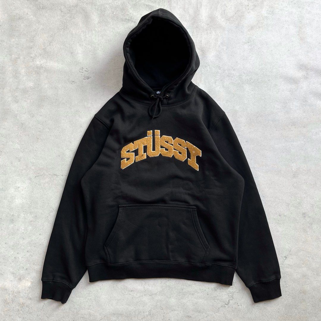 Stussy arch hotsell applique hoodie
