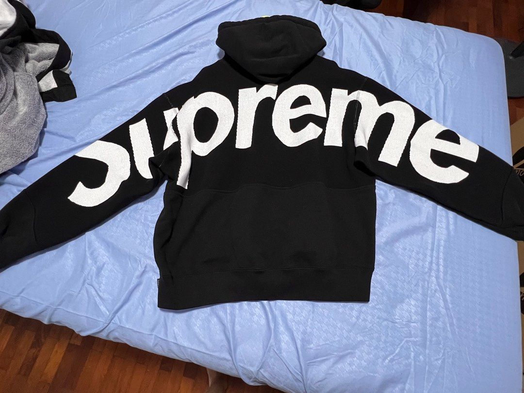 Big Logo Jacquard Hooded Sweatshirt Big Logo Jacquard Hooded