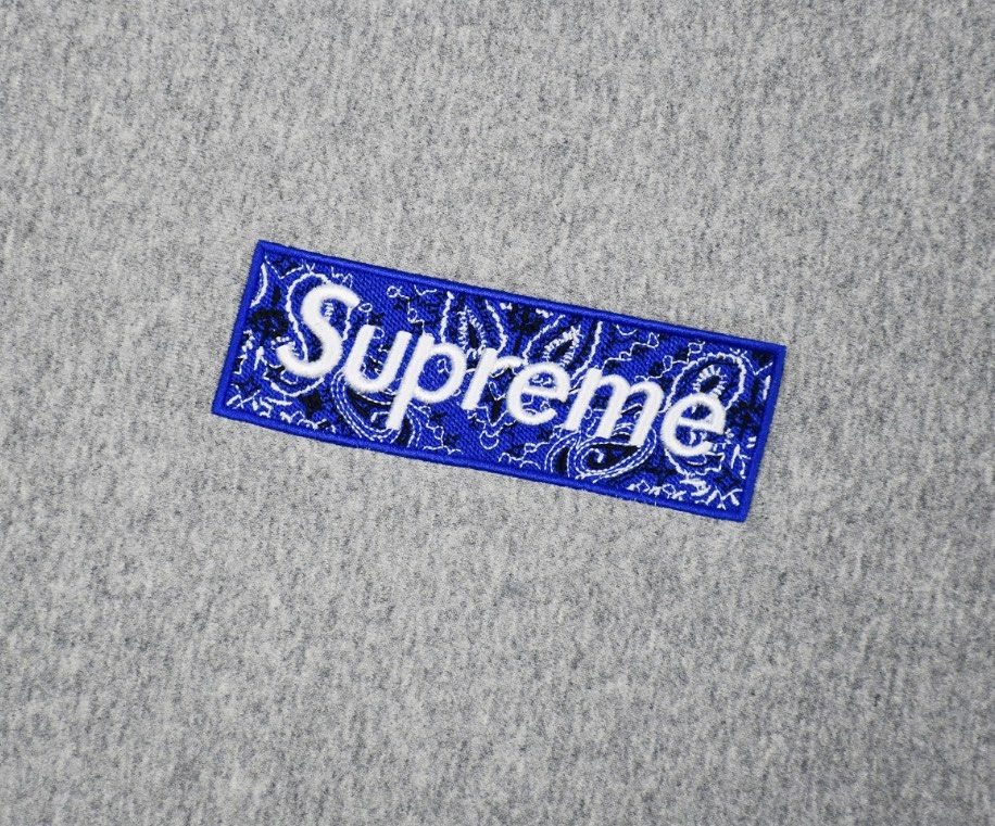 Supreme FW19 Week 16 Bandana Box Logo Hooded Sweatshirt, 男裝