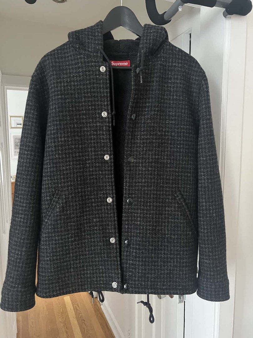 Supreme Harris tweed jacket, 男裝, 外套及戶外衣服- Carousell