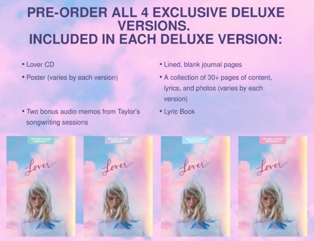 Lover (Deluxe Album Version 3): Swift, Taylor, Swift, Taylor