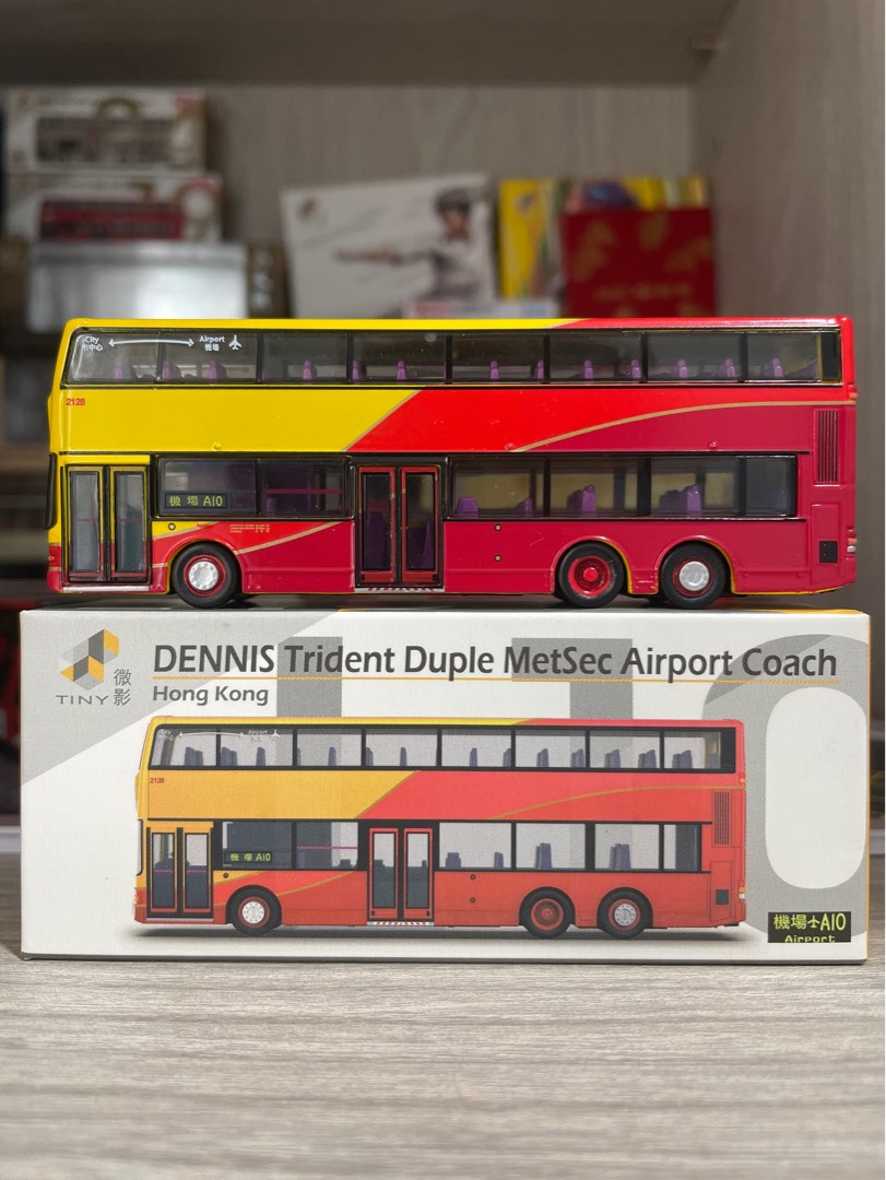 Tiny巴士L10 城巴機場快綫(A10), 興趣及遊戲, 玩具& 遊戲類- Carousell