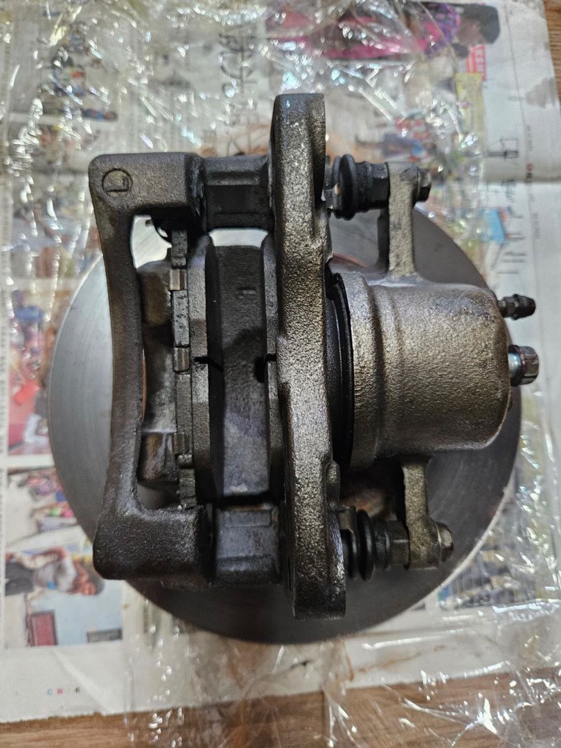 Toyota Vios Ncp93 brake rotor & caliper, Car Accessories, Accessories