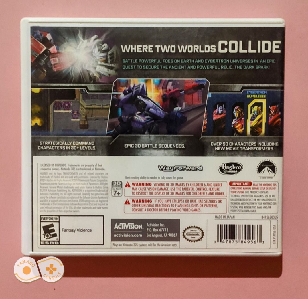 Transformers: Rise of the Dark Spark - [3DS Game] [NTSC / ENGLISH ...