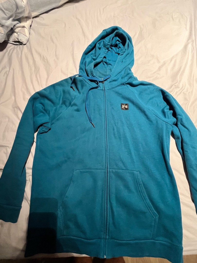 Under Armour Electric Blue Hoodie Men s Fashion Tops Sets