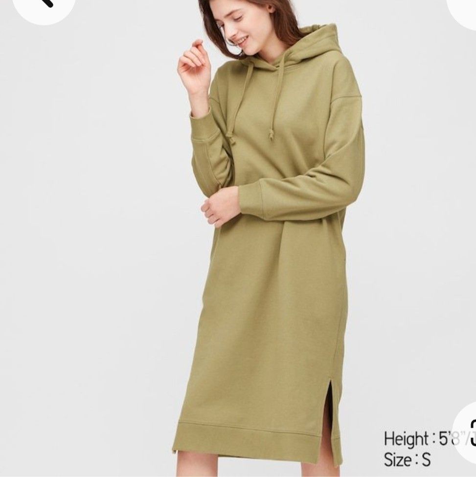 Uniqlo hoodie dress hot sale