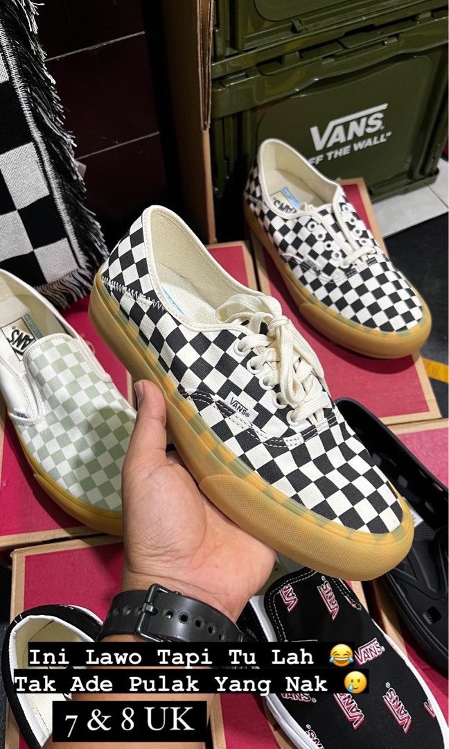 Vans vault on sale authentic checkerboard