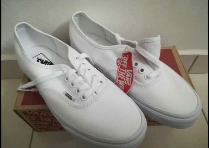 Harga vans authentic white original store