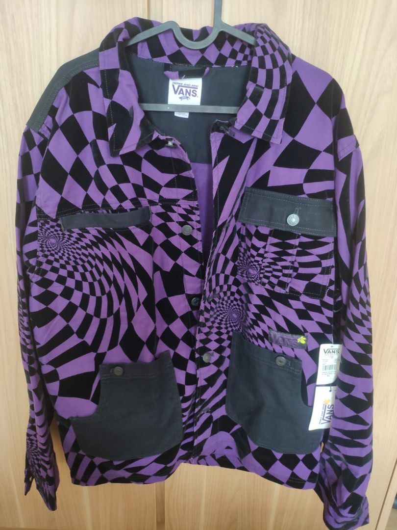 Purple vans clearance jacket