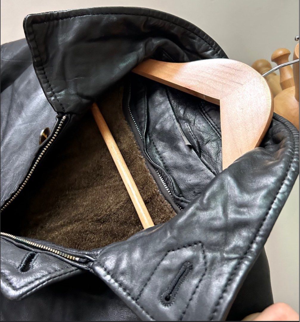 Vintage Durban Japan quality sheep leather jacket, Men's Fashion, Coats