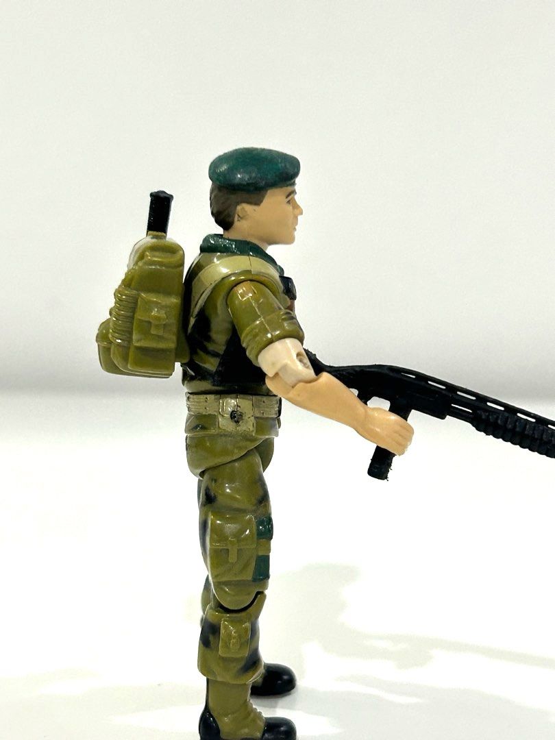 Vintage GI Joe - Falcon (Category: Action & Battle Toys) located in Paranaque City. Submitted by cfcisco (Listing ID 1272163295, Image 3). Description: Vintage GI Joe - Lt. Falcon by Hasbro Comes with backpack, shotgun and knife Missing antenna on backpack O-ring replaced Minor paint scratches. Minor crack on left elbow Play wear Usual wear and tear for a 40 year old toy. What you see is what you get. .