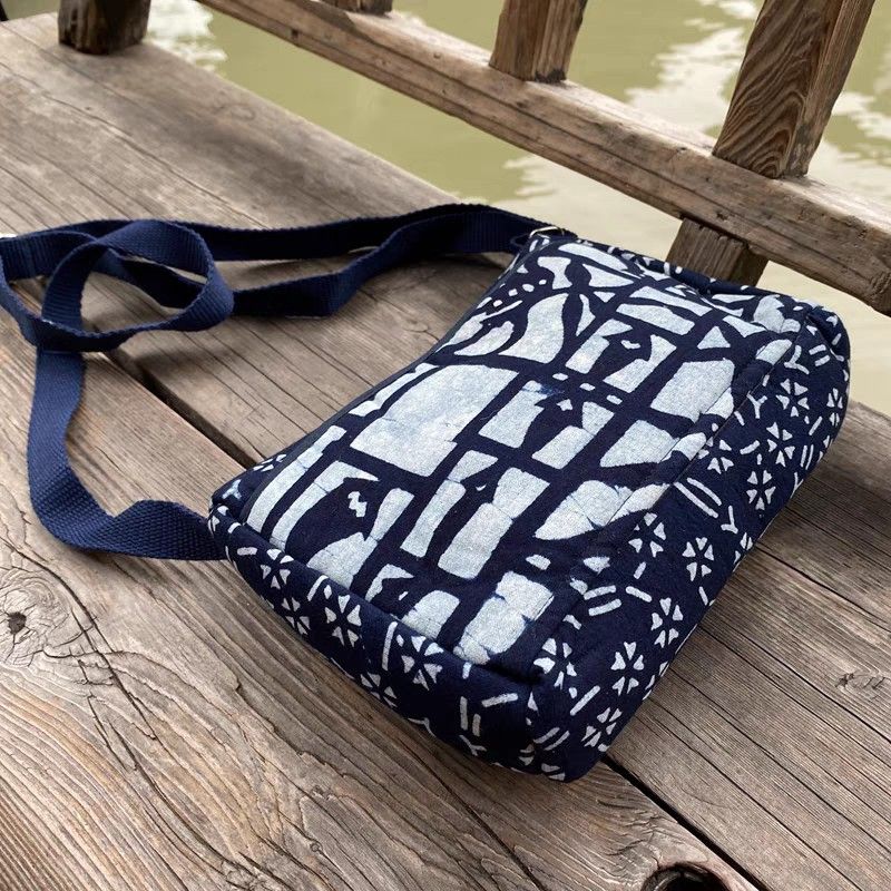Cotton shoulder sales sling bag