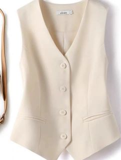 Cheap white outlet vest