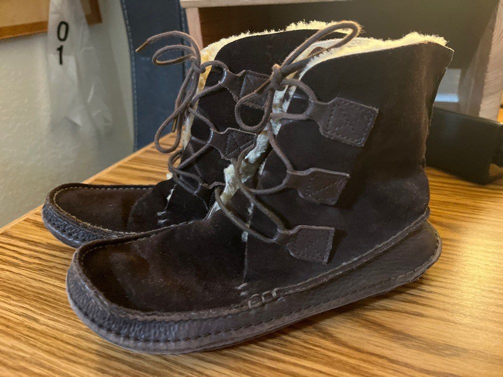 Full best sale leather moccasins