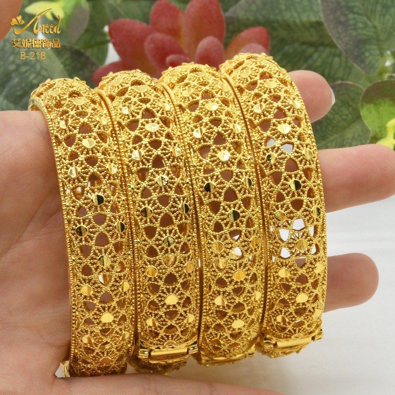 Gold hand bangles on sale