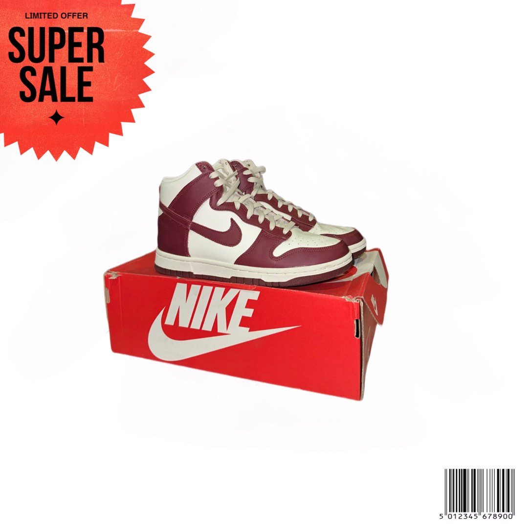 womens dunk high team red