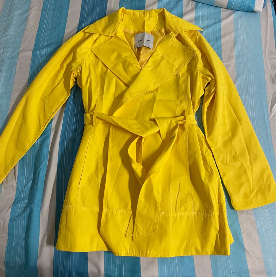 Zara Yellow Trench Coat