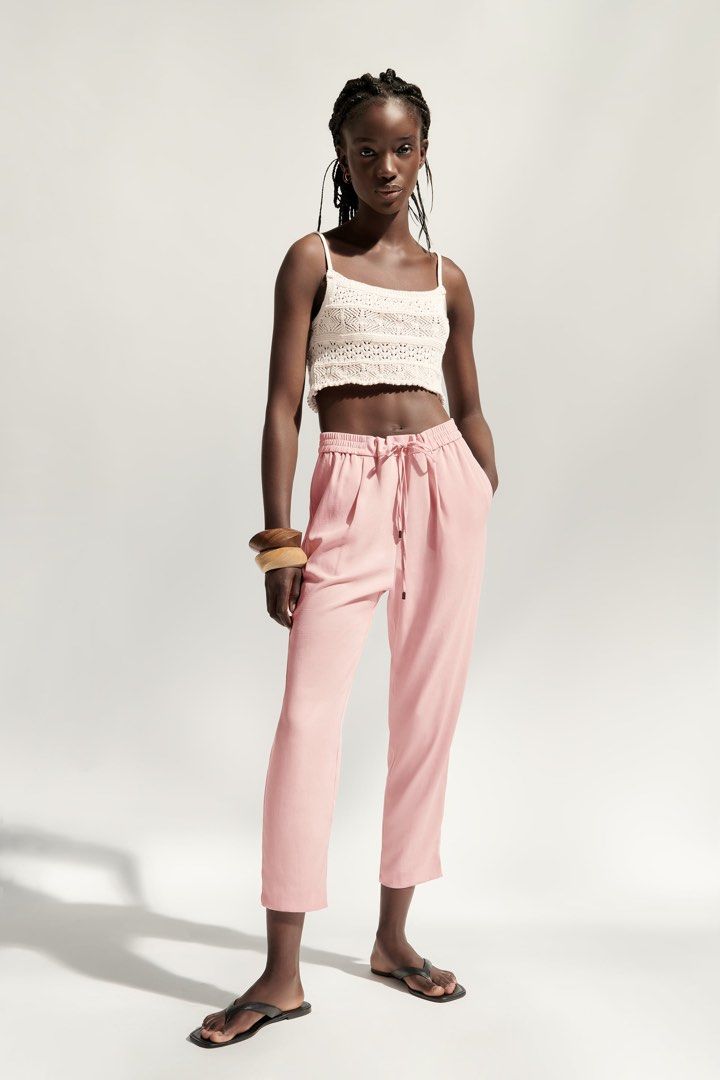 Zara pyjama sales trousers
