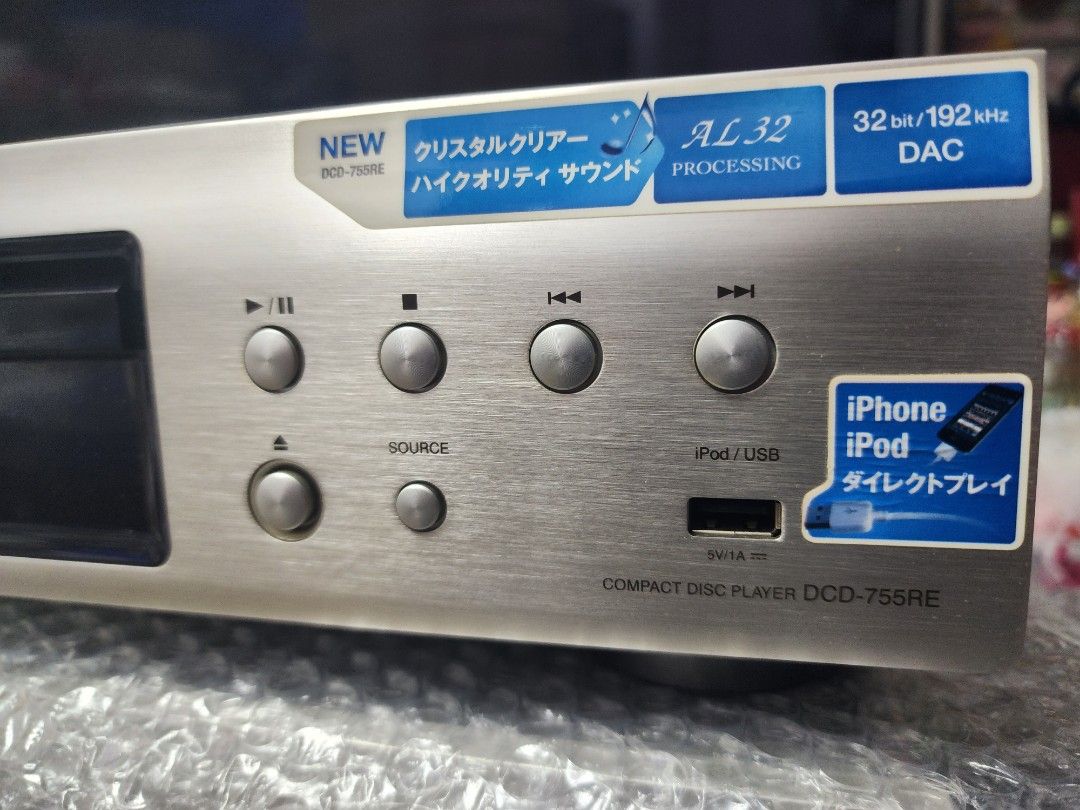 DENON DCD-755RE CDプレーヤー 親し シルバー iPod/USB接続