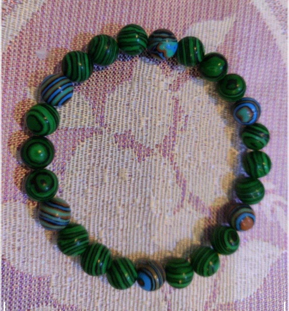 Real malachite bracelet on sale