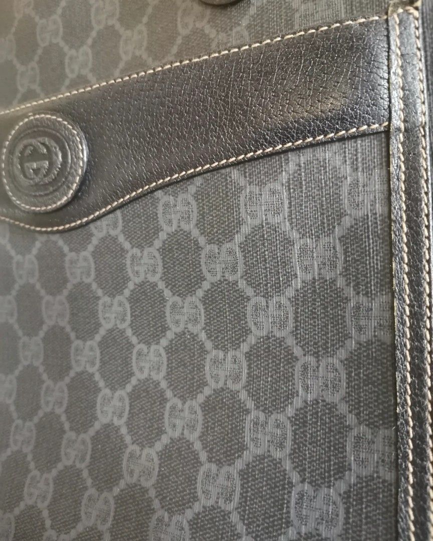 Authentic Gucci GG Canvas Web Sherry line Tote Luxury Bags Wallets on Carousell