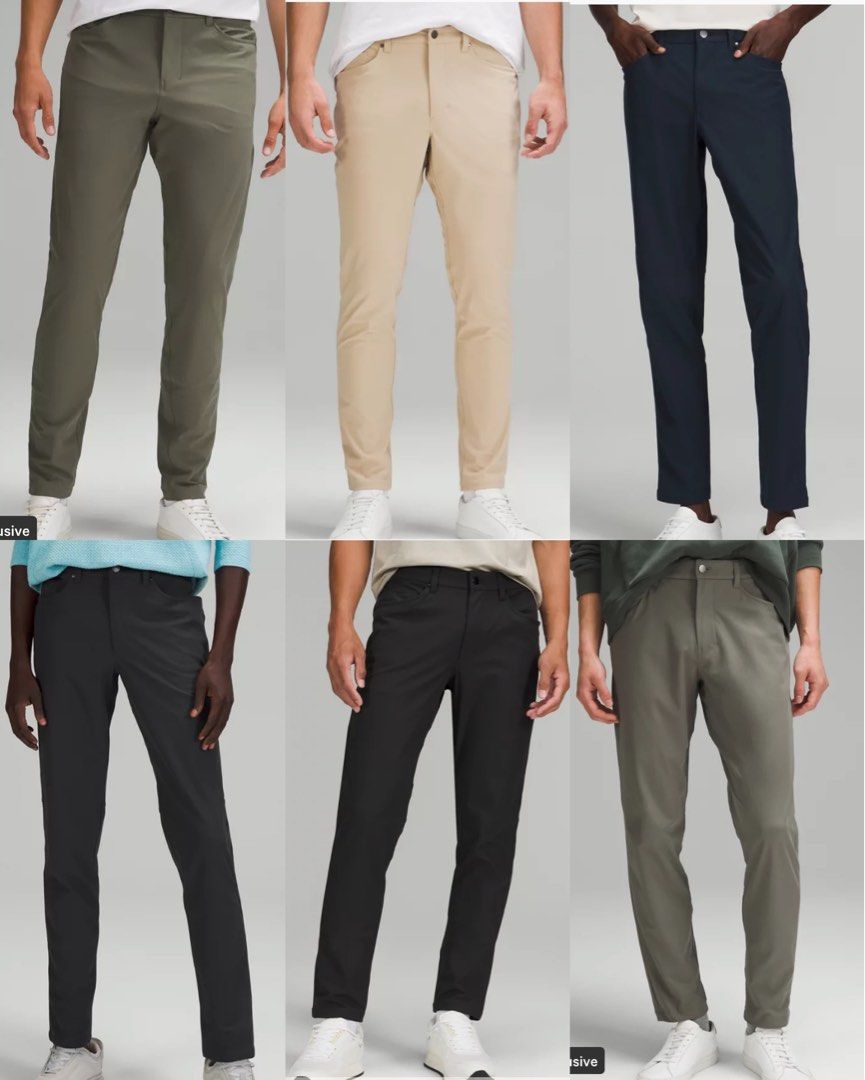 ABC Slim-Fit 5 Pocket Pant 32 *Warpstreme, Men's Trousers