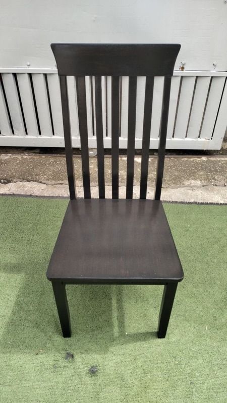 Wooden dining store chairs gumtree