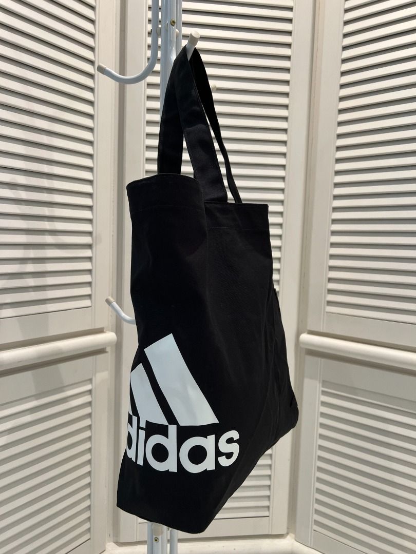 Adidas black sales tote bag