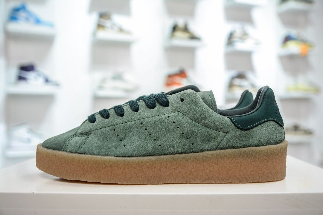 Adidas Stan Smith Crepe Shadow Green W 2023 FZ6444 X mas Sale