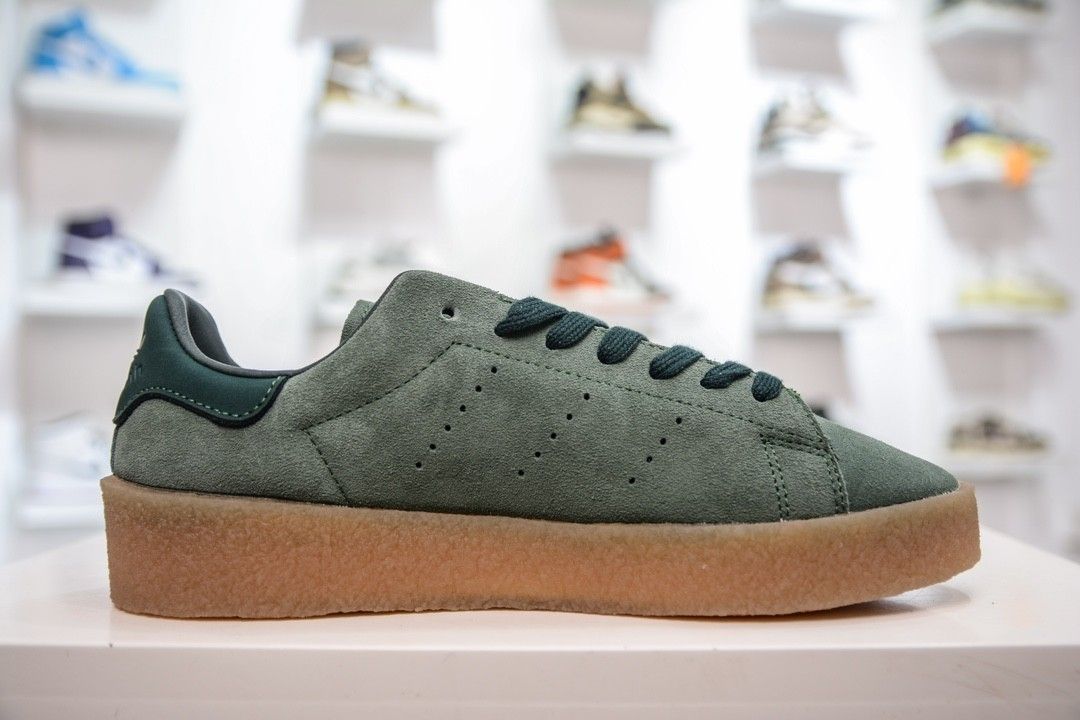 Adidas Stan Smith Crepe Shadow Green W 2023 FZ6444 X mas Sale