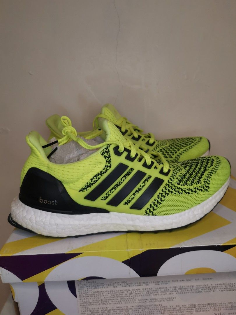 adidas Ultra Boost 1.0 Solar Yellow Men s S77414 Men s Fashion