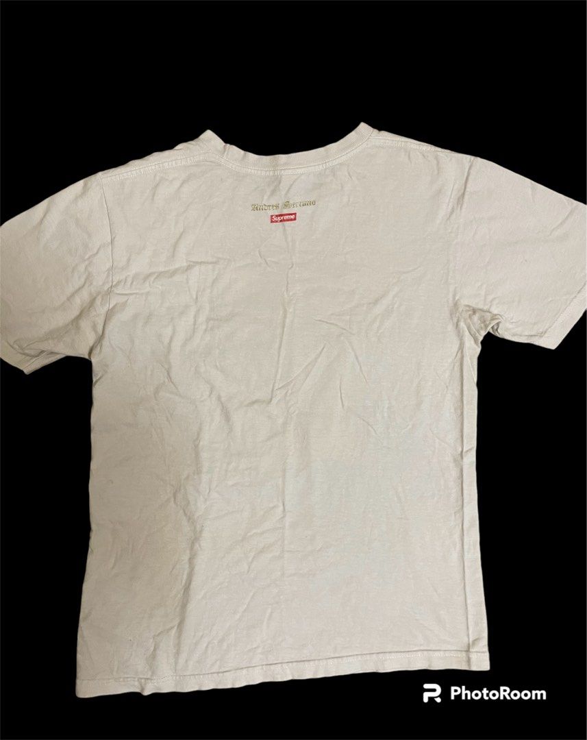 Andres Serrano x Supreme Madonna and Child Tee white. ORIGINAL