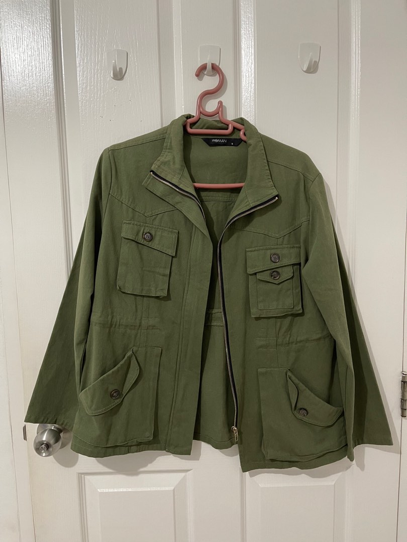 Army Green Jacket, Women's Fashion, Coats, Jackets and Outerwear on