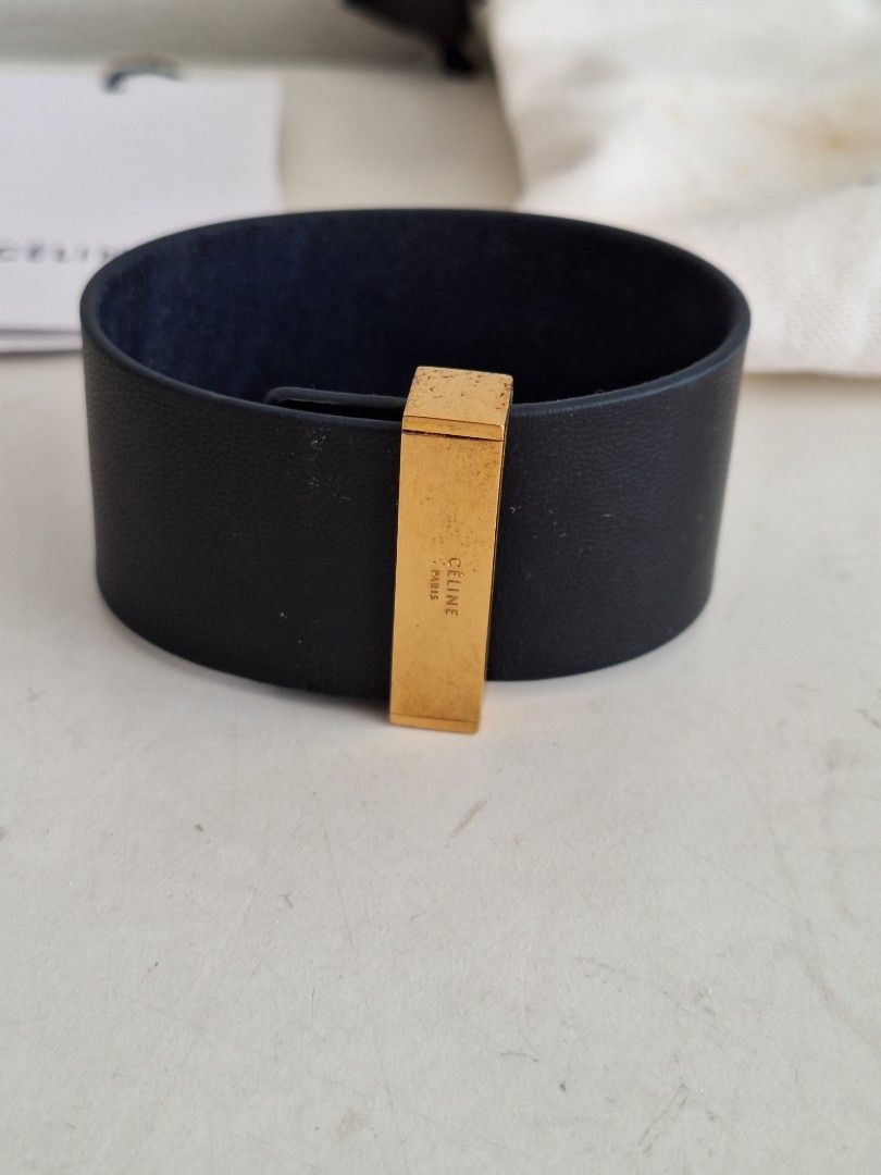 Celine leather hotsell bracelet